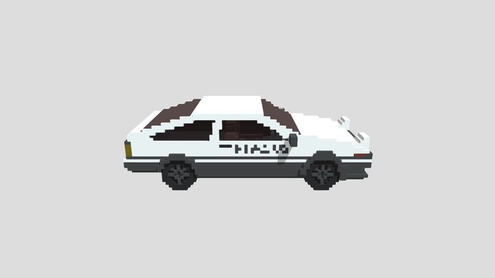 Initial D - AE86 3D Model