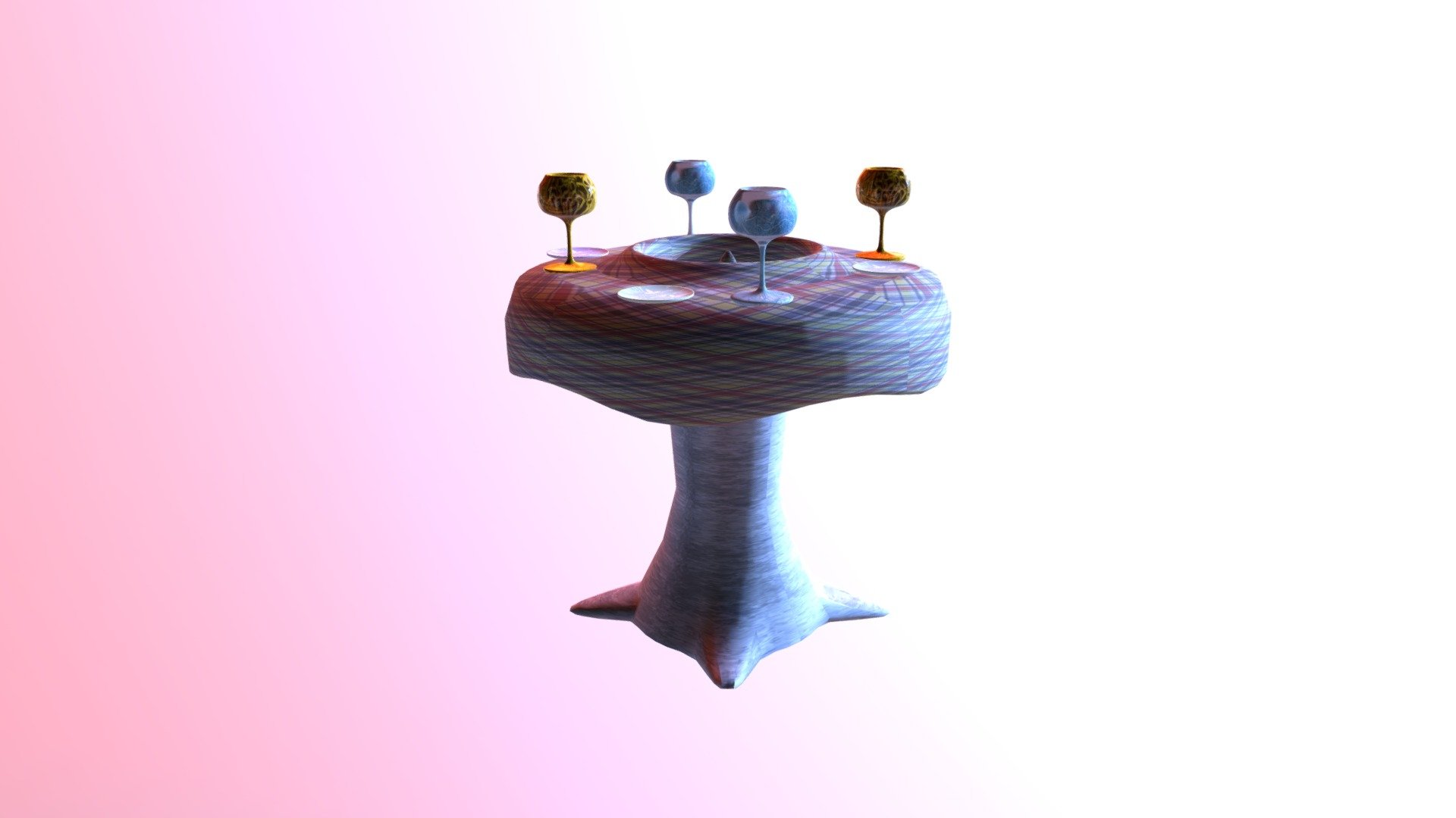 Table Textured - 3D model by sereneseals [397db20] - Sketchfab