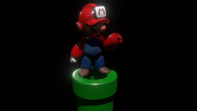 MegaMario 3D Model