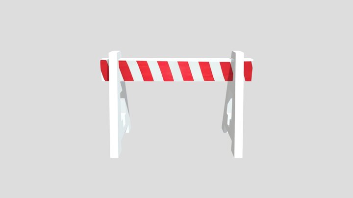 Barrier for Sketchfab 3D Model