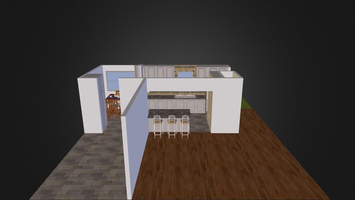 Sierra Madre Kitchen V4 3D Model