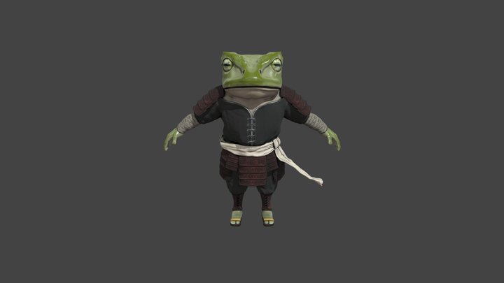 Toad 3D Model