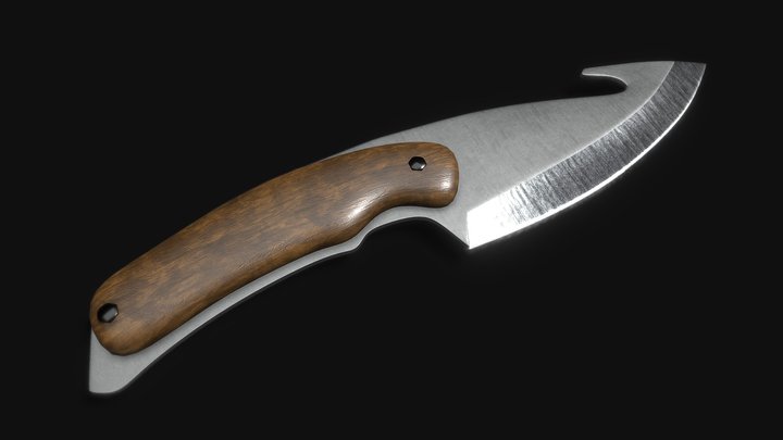 Gut Knife 3D Model