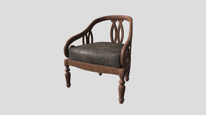 Old Chair 3D Model