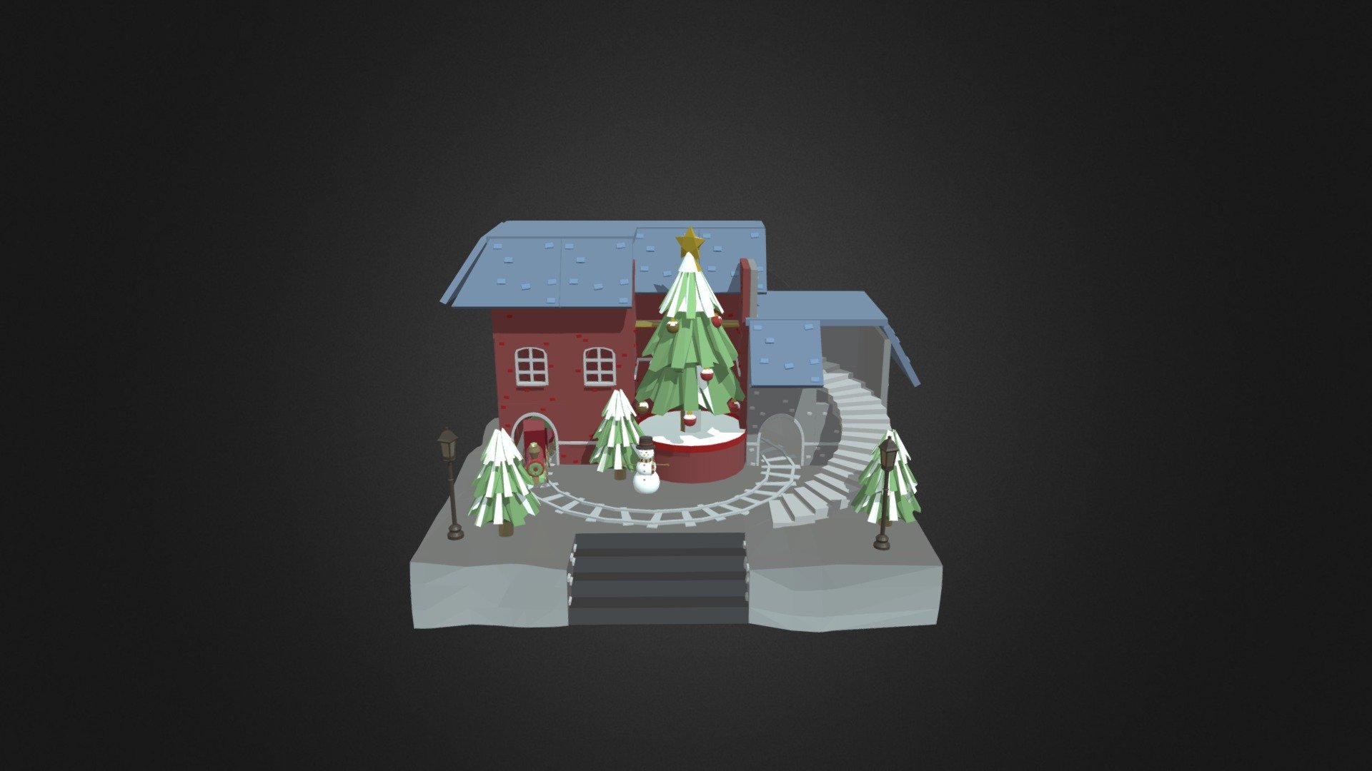 festive scene