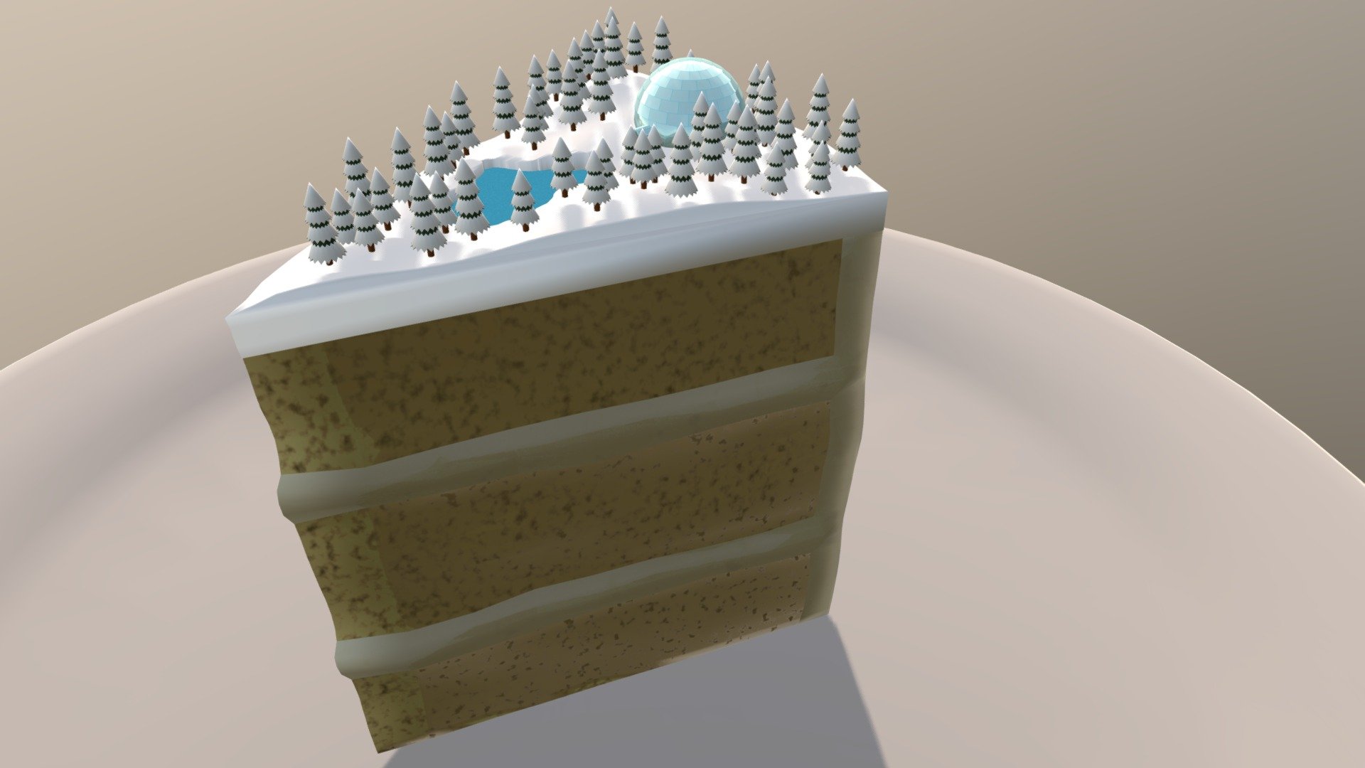 3December Day 12: Slice of Cake Tundra