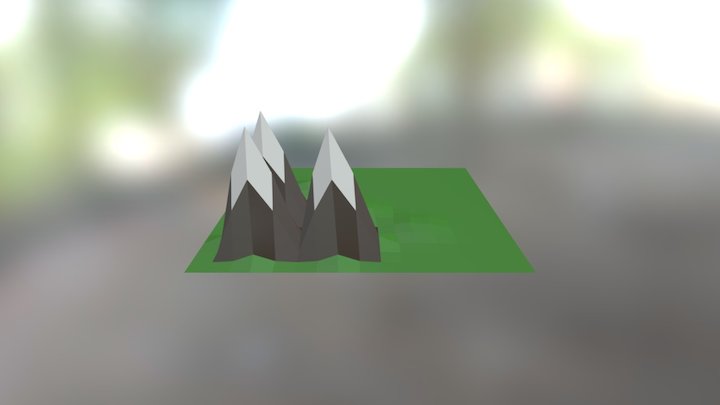 Mountian Terrain 3D Model