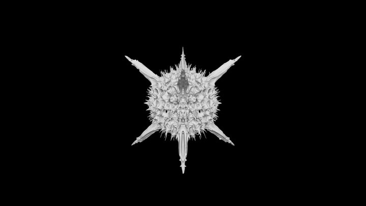 Radiolarian_Star_1026172939_generate 3D Model