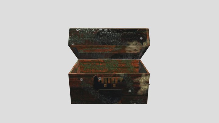 Underwater chest 3D Model