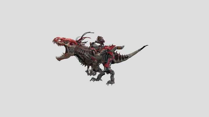 Mecha TRexzzx 3D Model