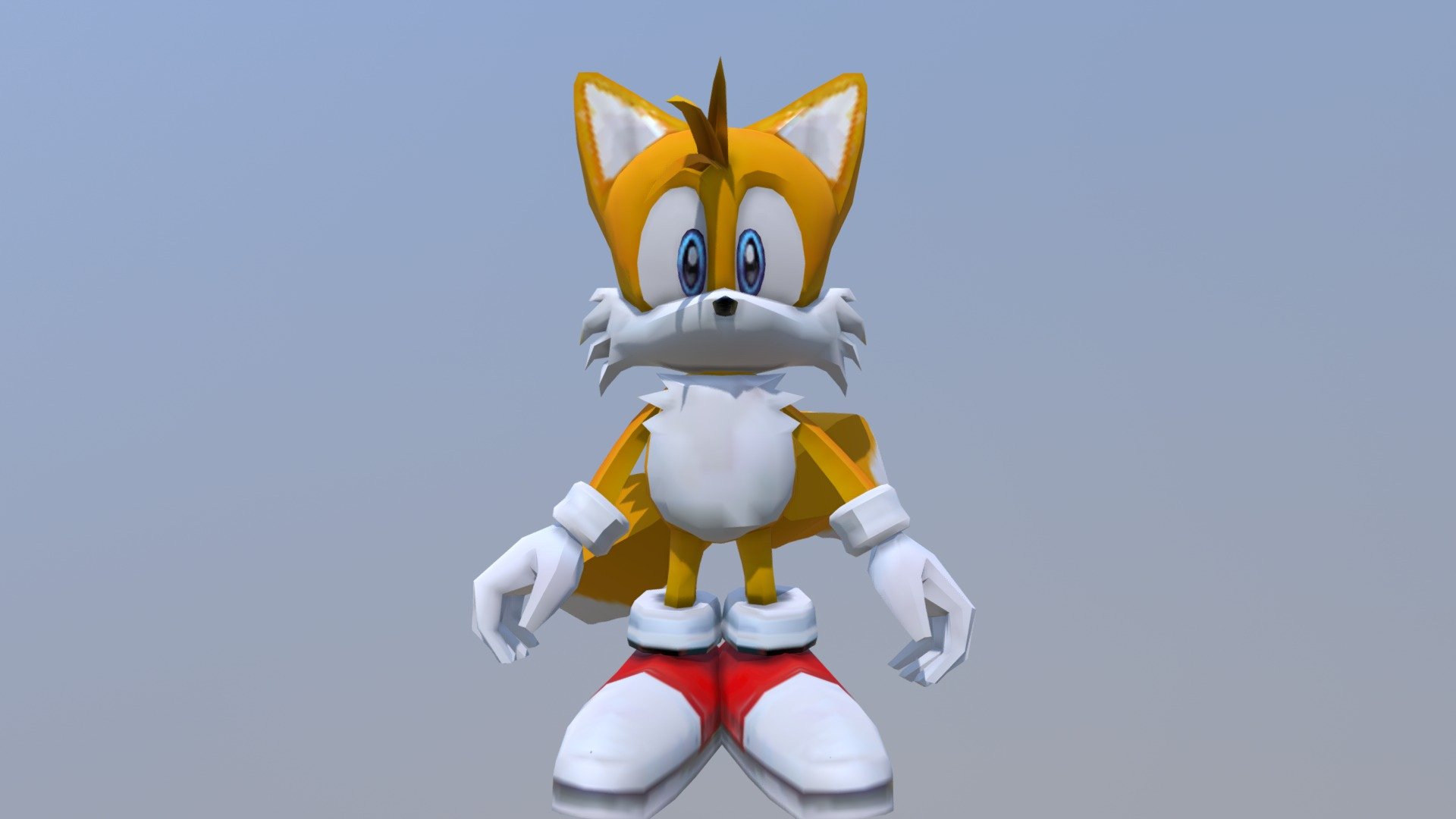 Sonic Adventure 2 Tails Download Free 3D Model By Blacktailsthefox 