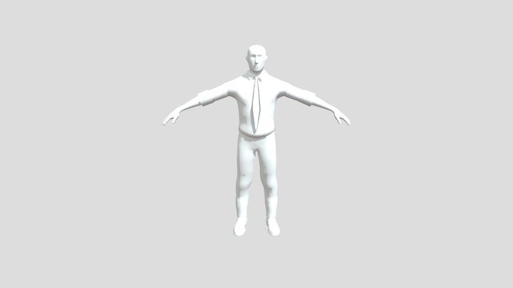 Keanu Reeves Retopologia 3D Model