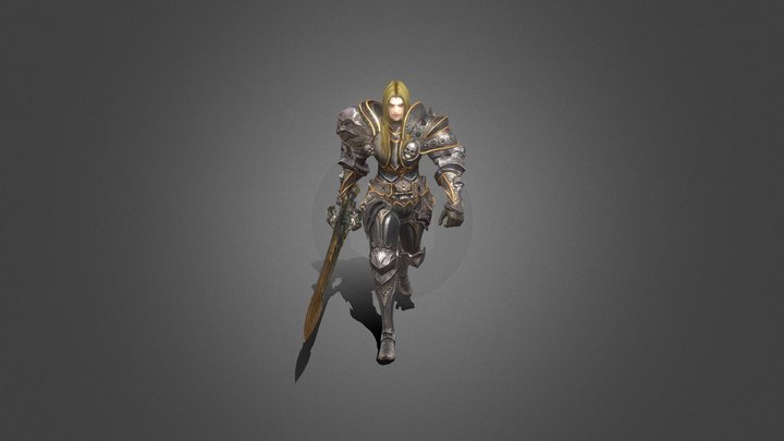 Swordsman 3D Model
