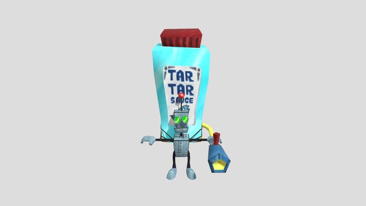 Old Tar- Tar Robot 3D Model