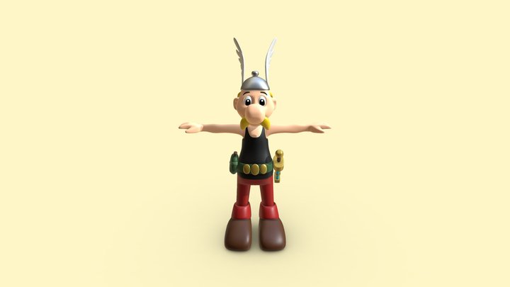 Asterix 3D Model