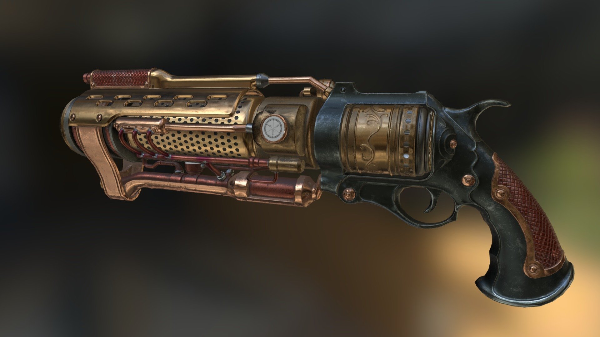 Tsimmer's gun - 3D model by Loik_dm [3985330] - Sketchfab