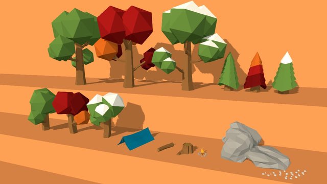 Nature Pack 3D Model