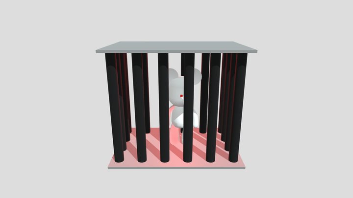 angry bear 3D Model
