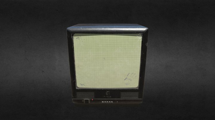 Old Tv 3D Model
