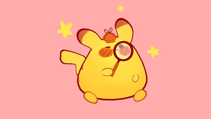 Detective Pikachu 3D Model
