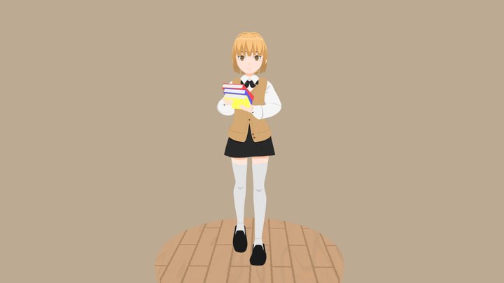 Anime Model 3D Model
