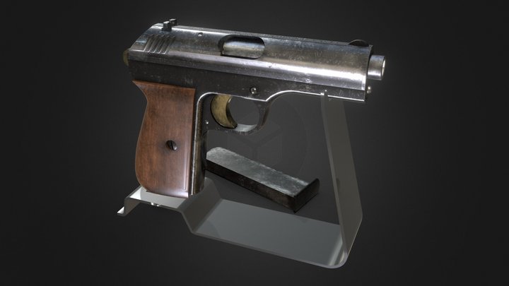 Pistol vz. 24 3D Model