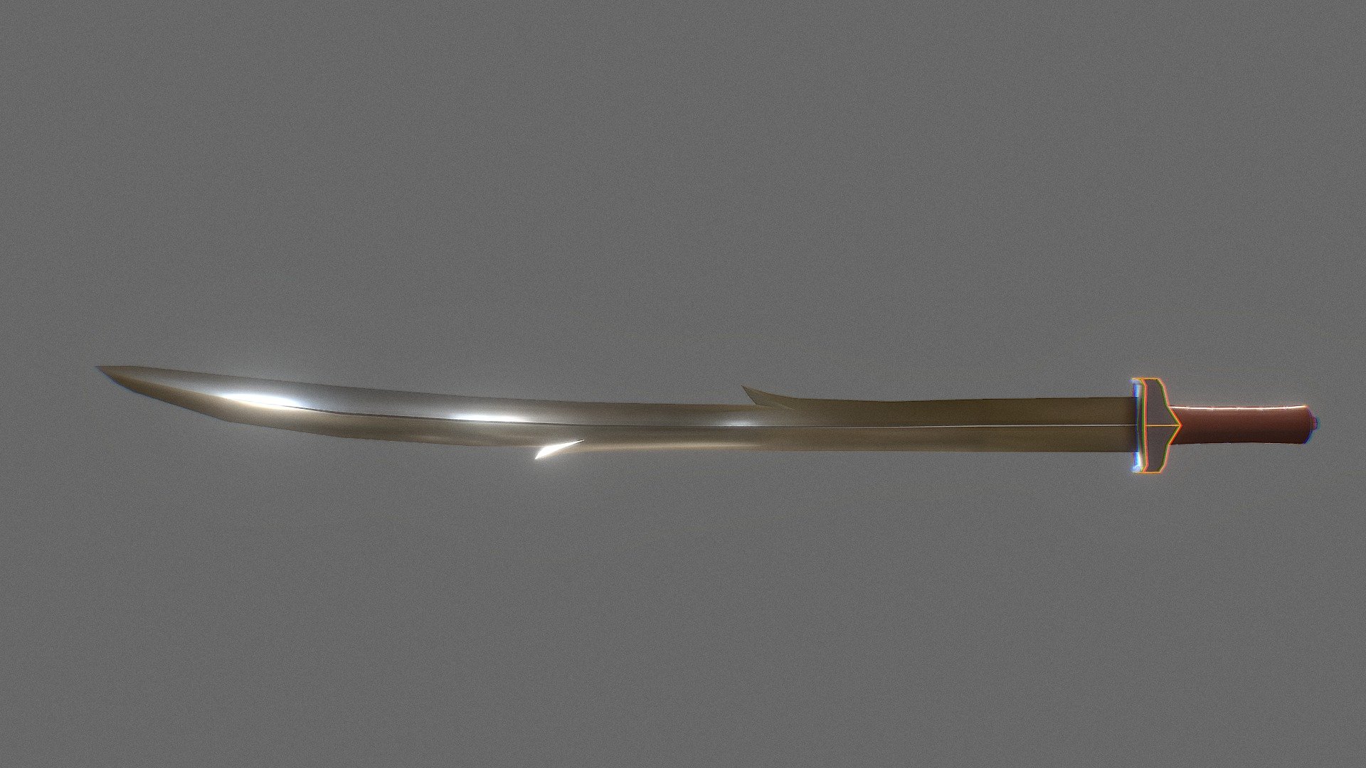 curve sword V2 - 3D model by nestor_d [398871b] - Sketchfab
