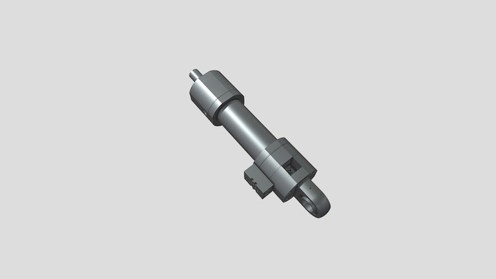 Servo hydraulic cylinder - TP – Free 3D Model STL