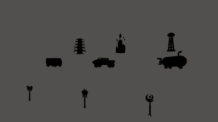 Silhouette 3D Model