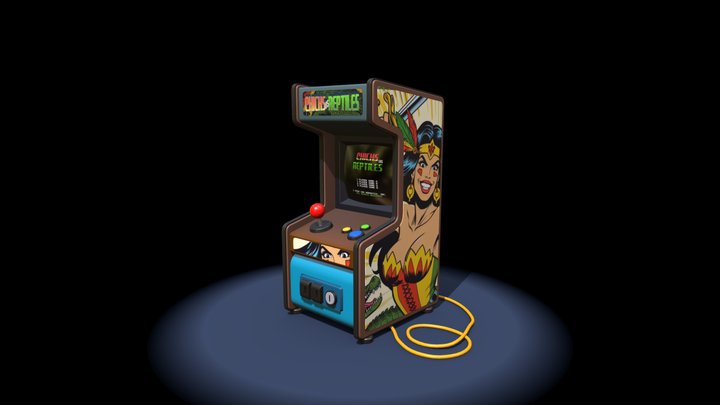ArcadeStylized 3D Model
