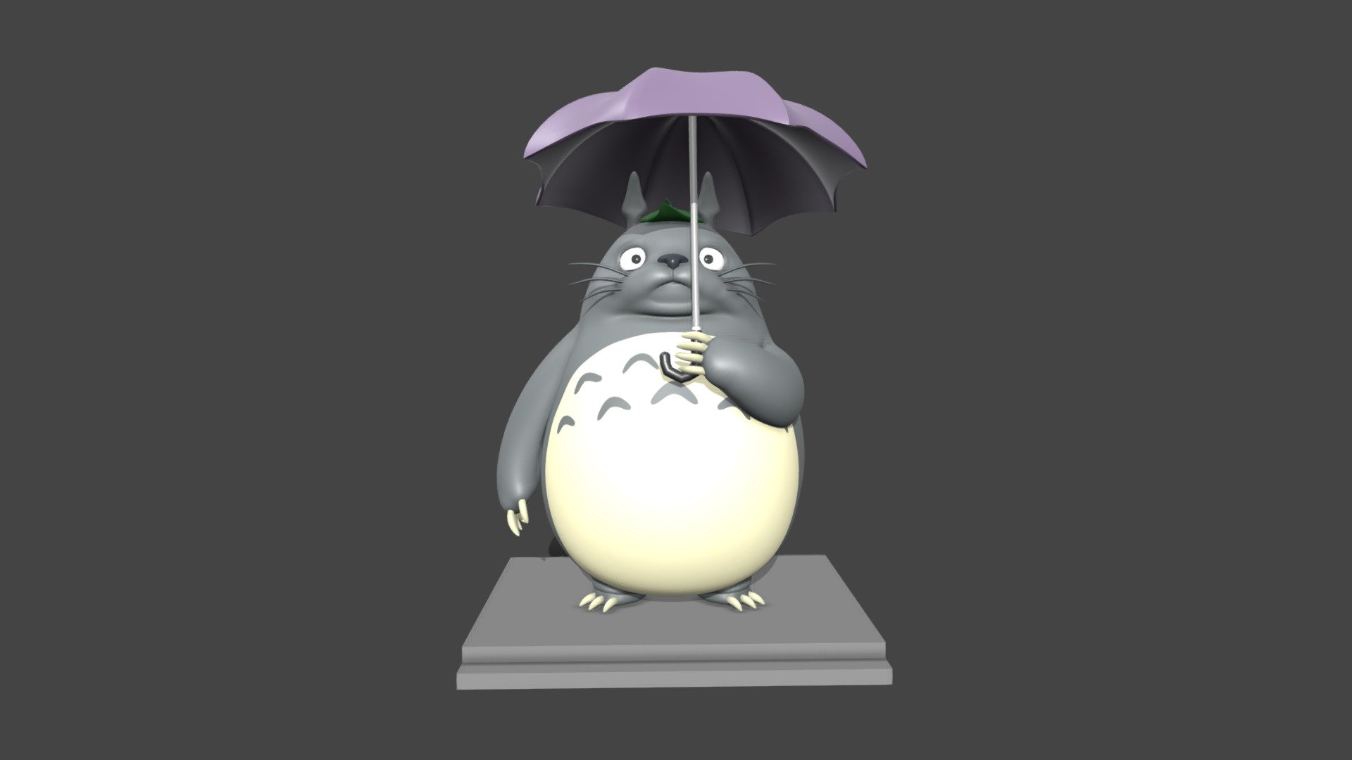 ArtStation - Totoro Goes Fishing
