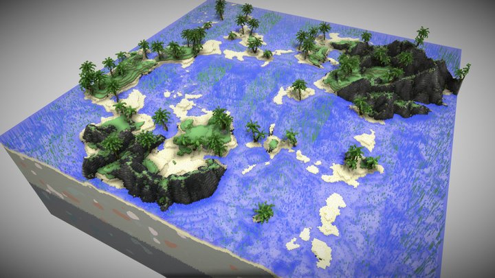 Tropical Showcase 3D Model