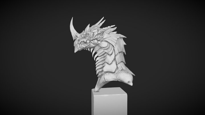 Dragon 01 3D Model