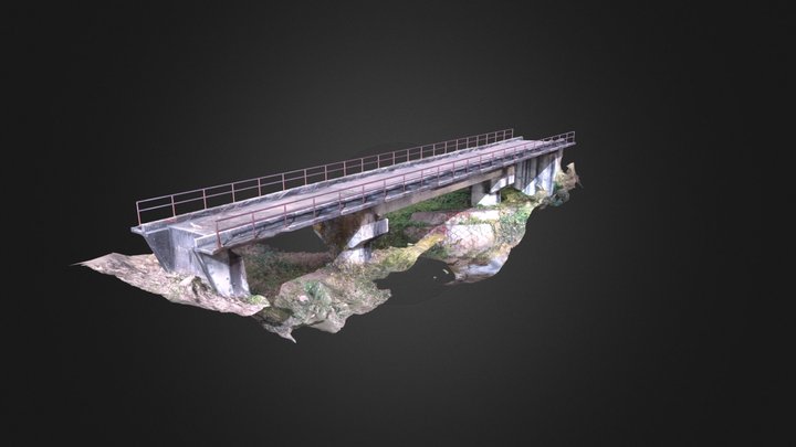 今福橋梁（広浜鉄道-今福線） 3D Model