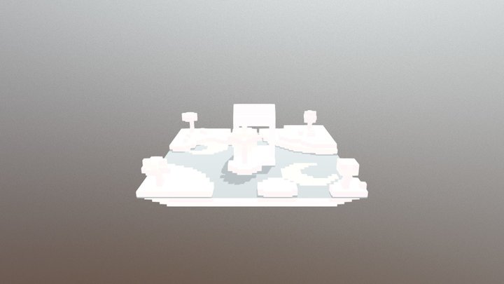 Water Temple 3D Model