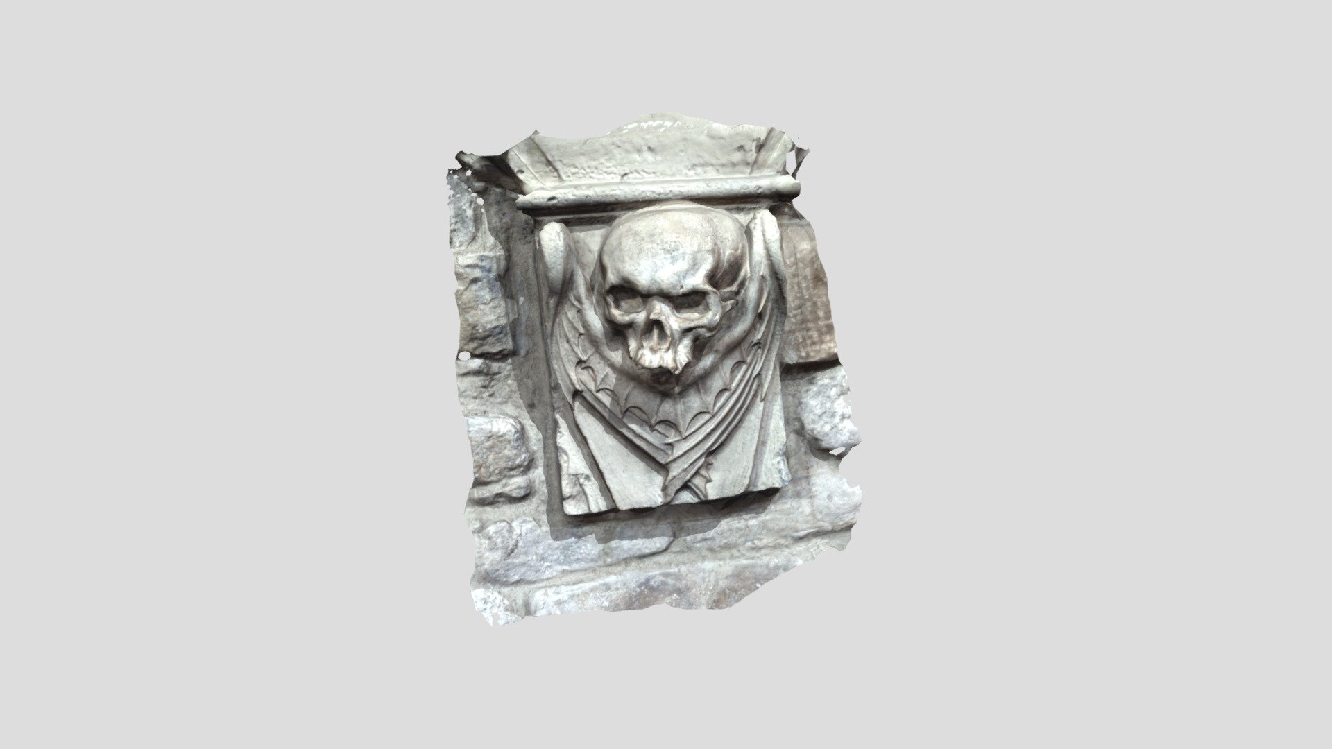 Skull in Bradford Cathedral