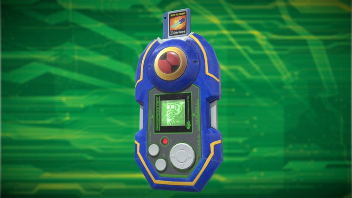 MegaMan P.E.T. 3D Model