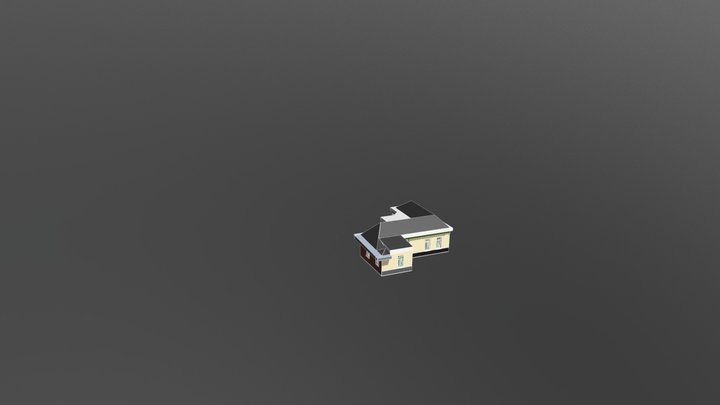 Voormalig cafe slijterij Welgelegen Noordhorn 3D Model