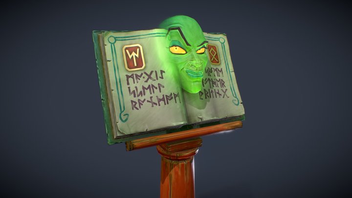The Spirit Book 3D Model