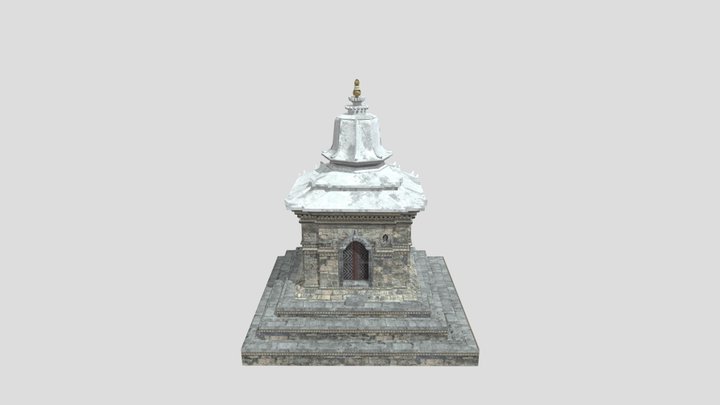 Hindu Temple B 3D Model