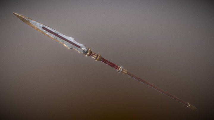 Spartan Spear 3D Model