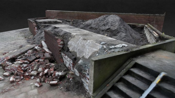 City WWII BOMB SHELTER 3D Model