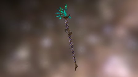 Tim Fink Crystal Staff 3D Model