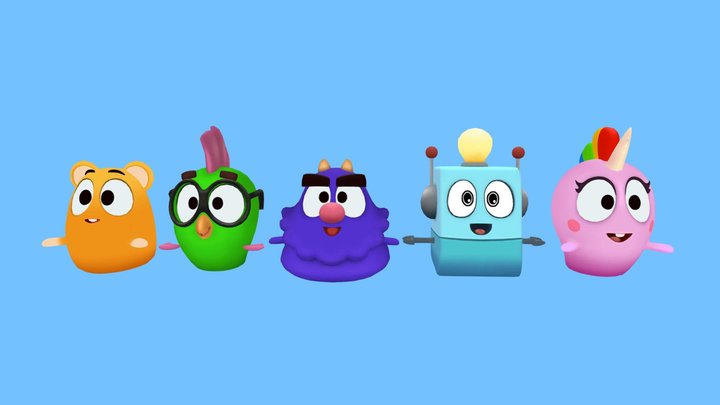 Tom 2 Pets 3D Model