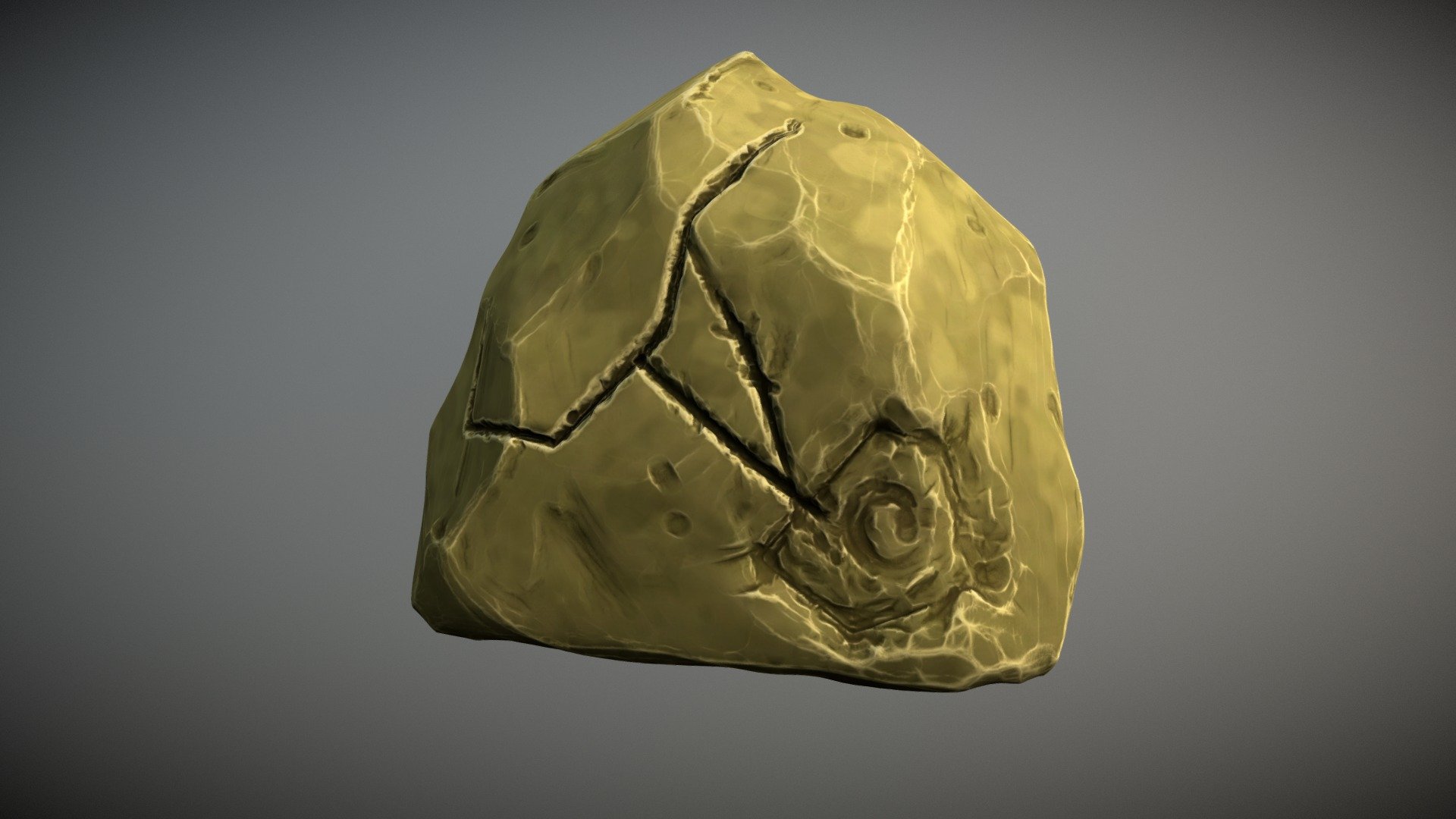 Hand Painted Stone 11