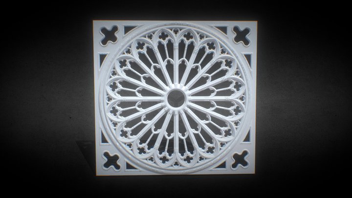 Rosace CATHO 3D Model