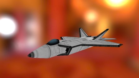 [cb_co] F-22 Raptor MRK V Model 2 3D Model