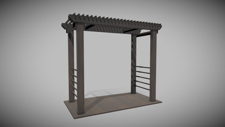 Pergola 3D Model