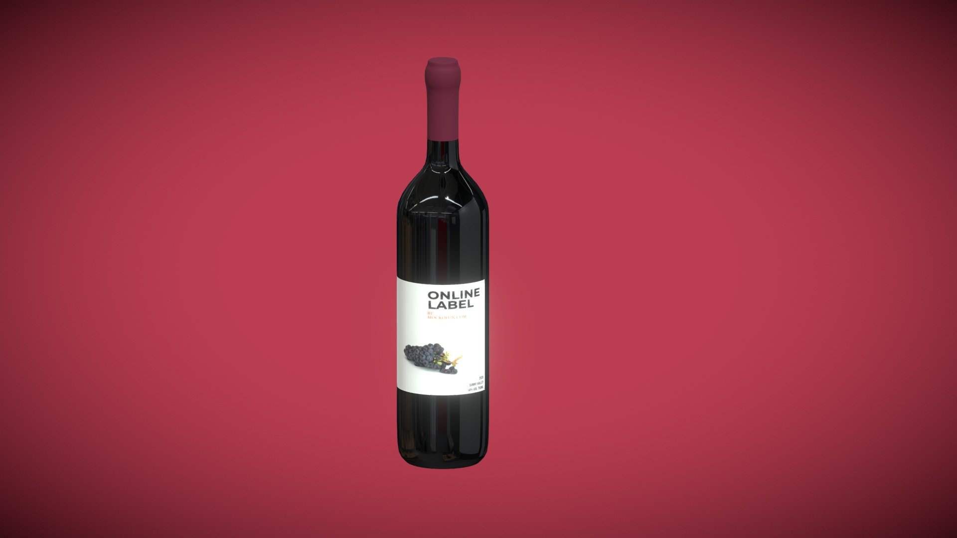 3D Wine Bottle Model - Download Free 3D model by Johana-PS [399587f