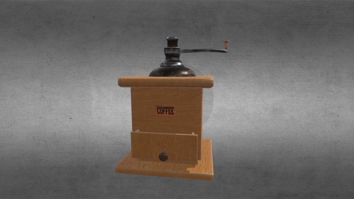Cofffe Grinder for Game 3D Model